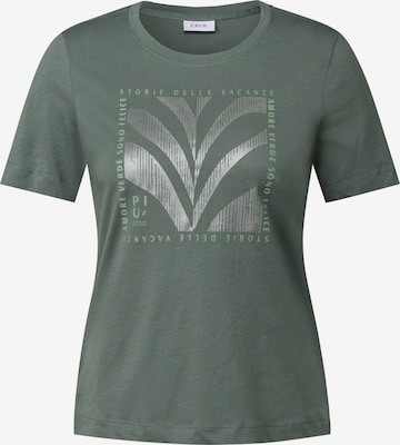 CECIL T-Shirt in Grün: Vorderseite