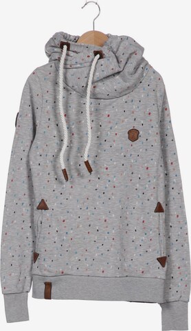 naketano Sweatshirt & Zip-Up Hoodie in L in Grey: front