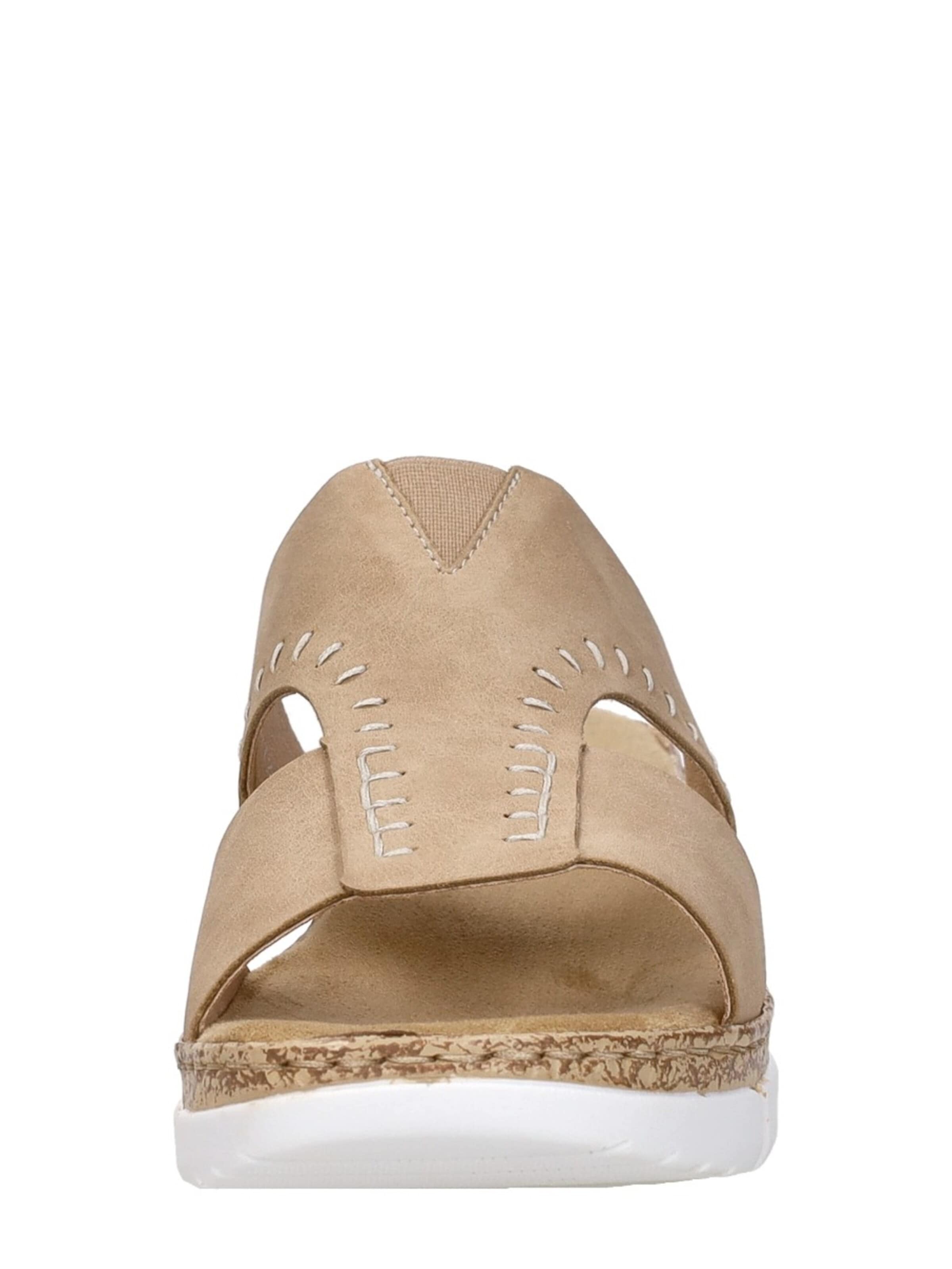 Rieker Muiltjes 'Open Teen' in Beige
