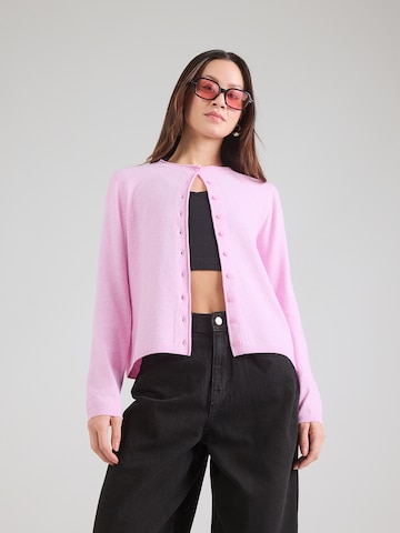 ONLY Вязаная кофта 'ONLLOYAL' в Ярко-розовый: спереди