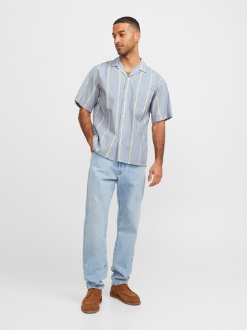 JACK & JONES Comfort Fit Hemd 'CAIN' in Blau