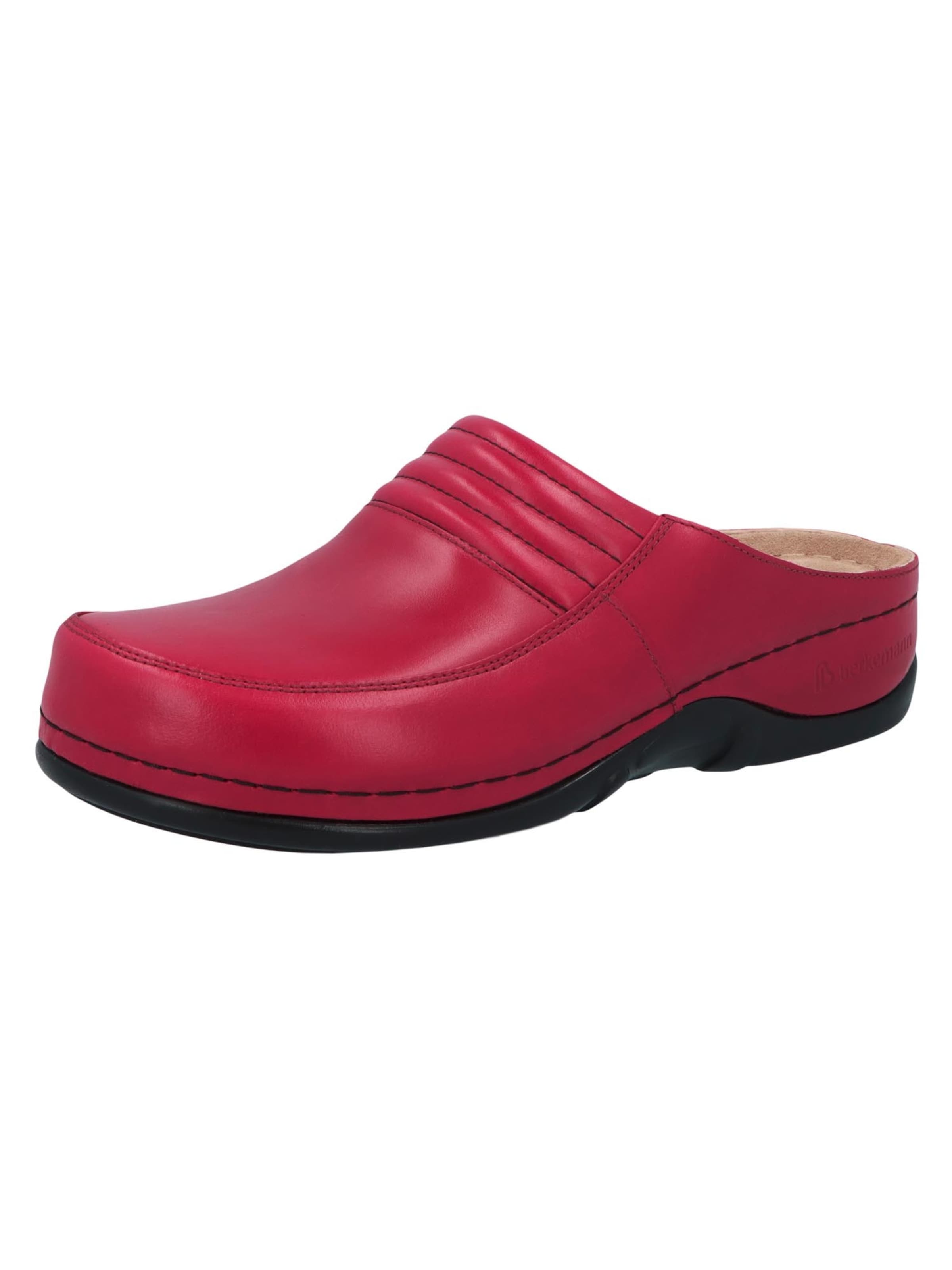 BERKEMANN Clogs 'Victoria' in Red: front