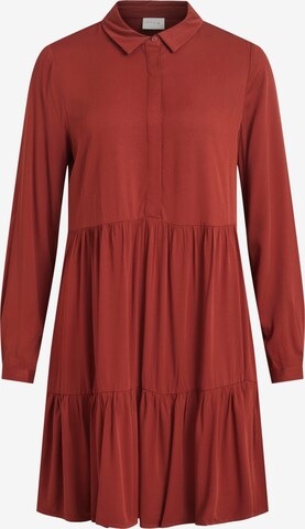 VILA Shirt dress 'Morose' in Red: front