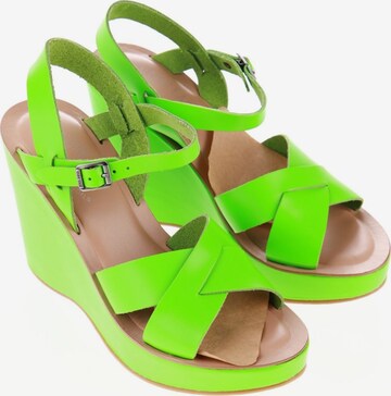 KORK EASE The Original Sandals & High-Heeled Sandals in 39 in Green: front