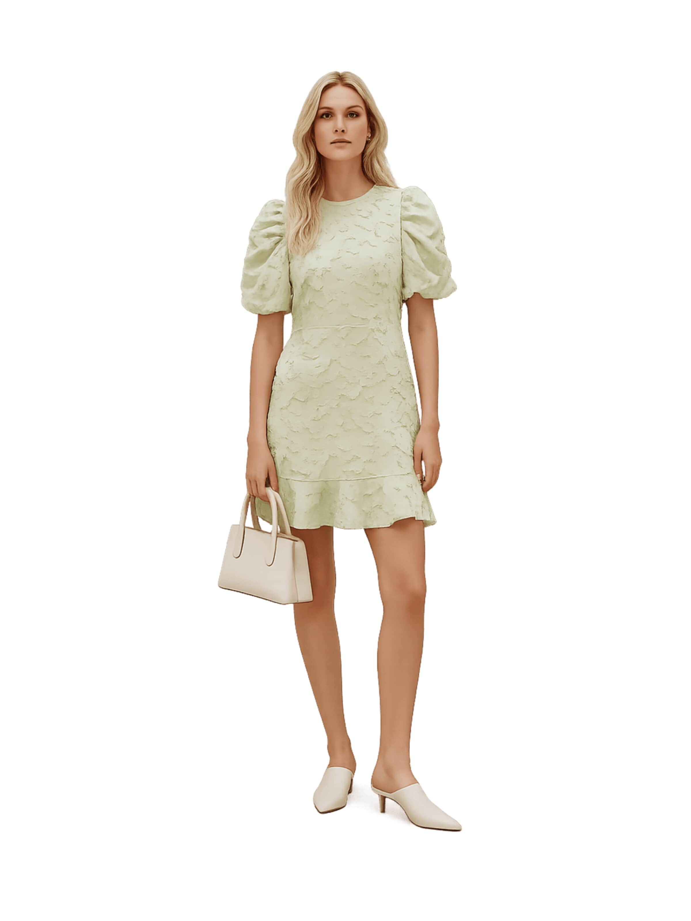 VERO MODA Jurk in Groen: voorkant