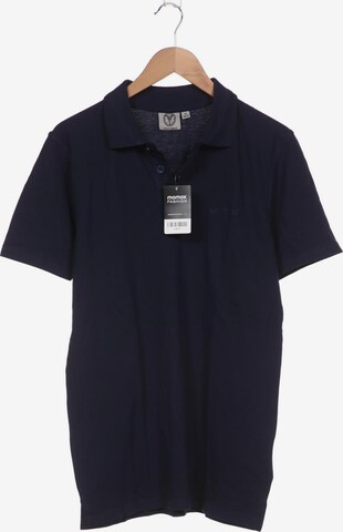 Carlo Colucci Poloshirt M in Blau: predná strana