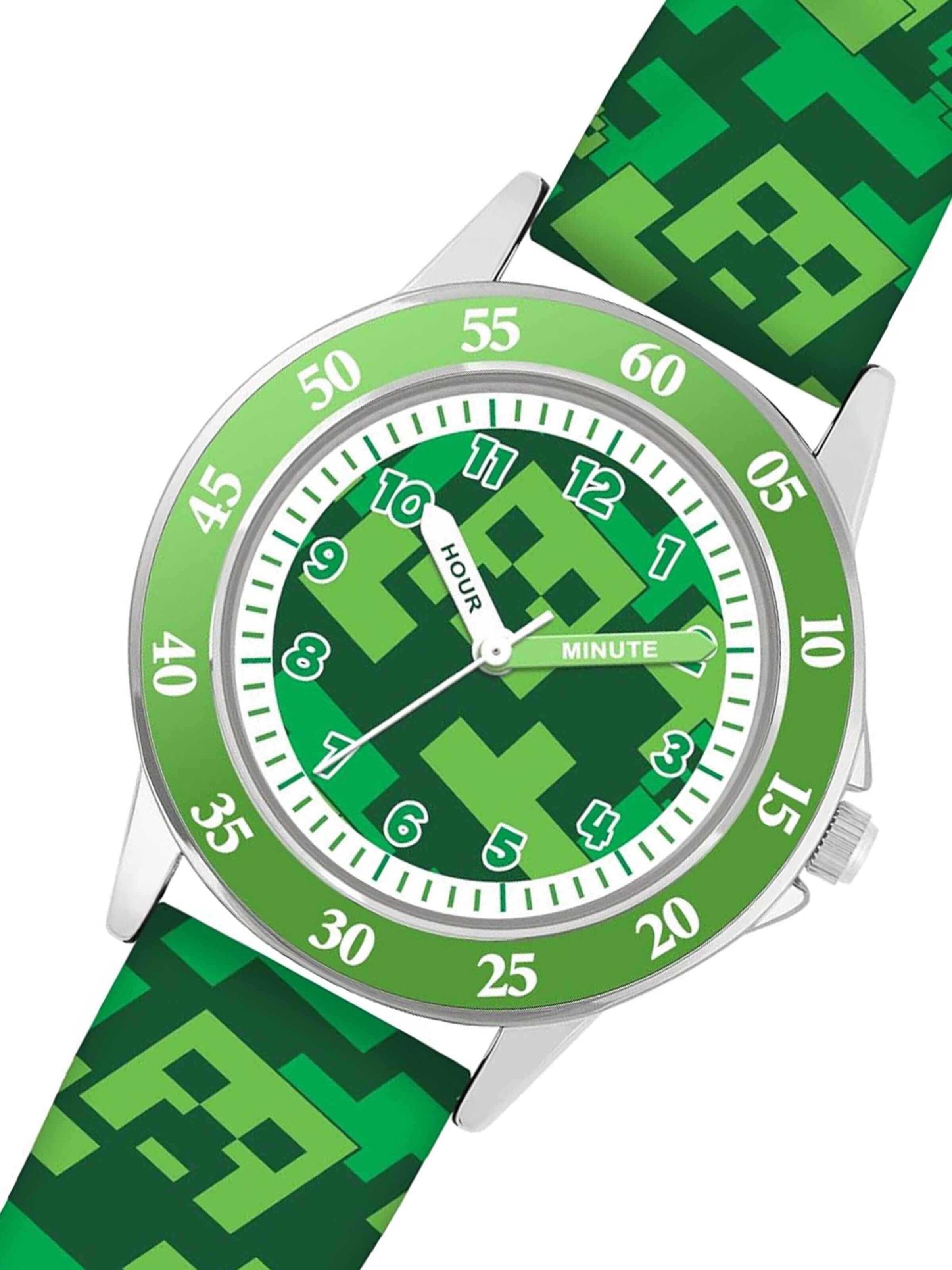 Montre 'Disney Minecraft Zeitlehrer' DISNEY en vert