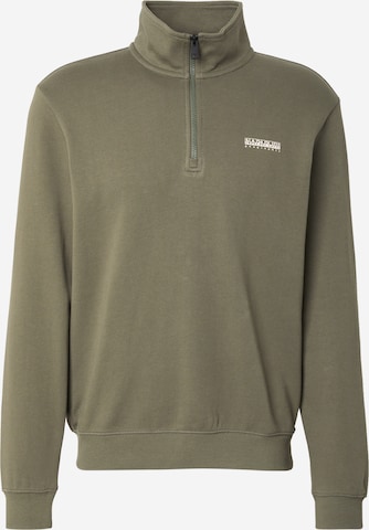 NAPAPIJRI - Sweatshirt em verde: frente