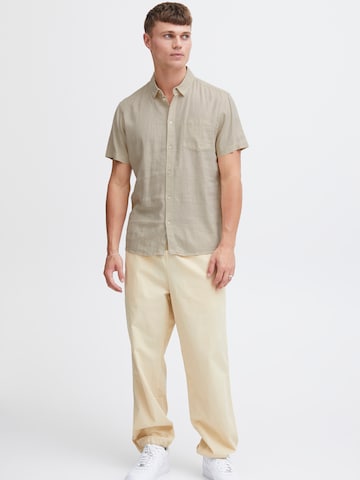 !Solid Slim fit Overhemd 'Allan' in Beige