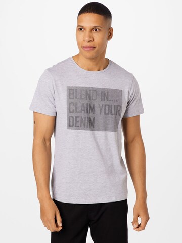 BLEND Shirt in Grijs: voorkant