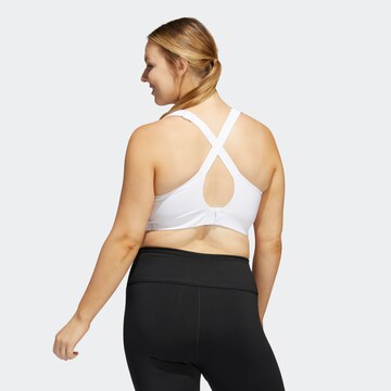 ADIDAS SPORTSWEAR Bralette Sports Bra 'Tlrd Impact High-Support ' in White