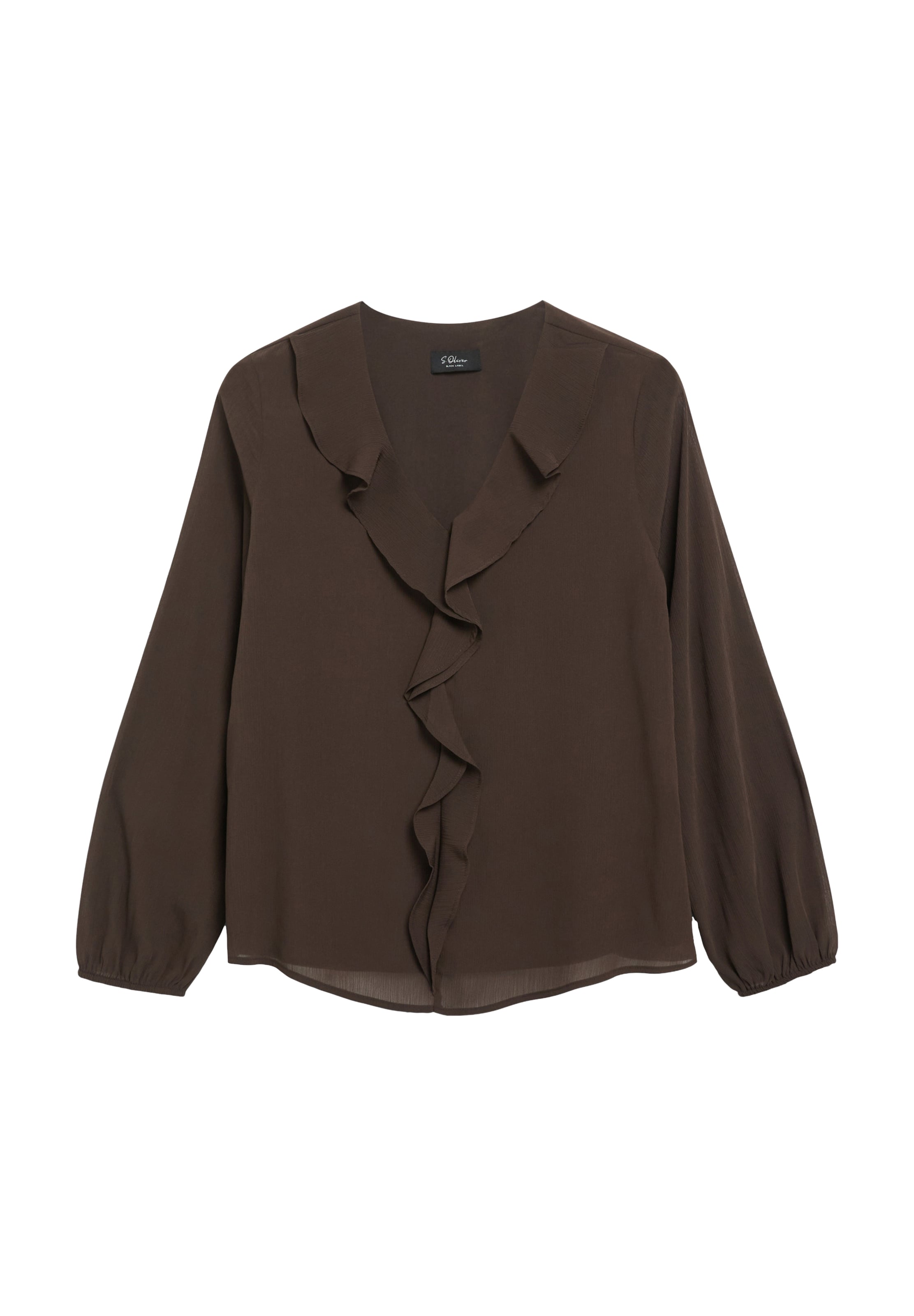 s.Oliver Blus i brun: framsida