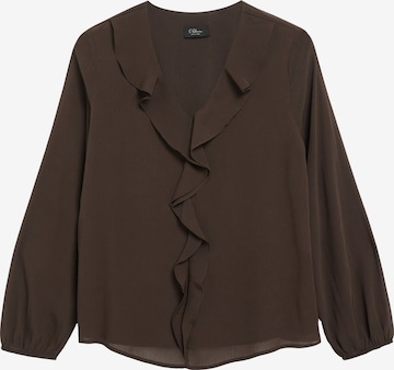 s.Oliver Blus i brun: framsida