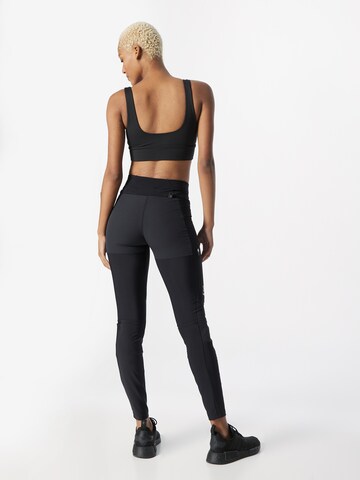 Skinny Pantaloni sportivi 'Luna' di Haglöfs in nero