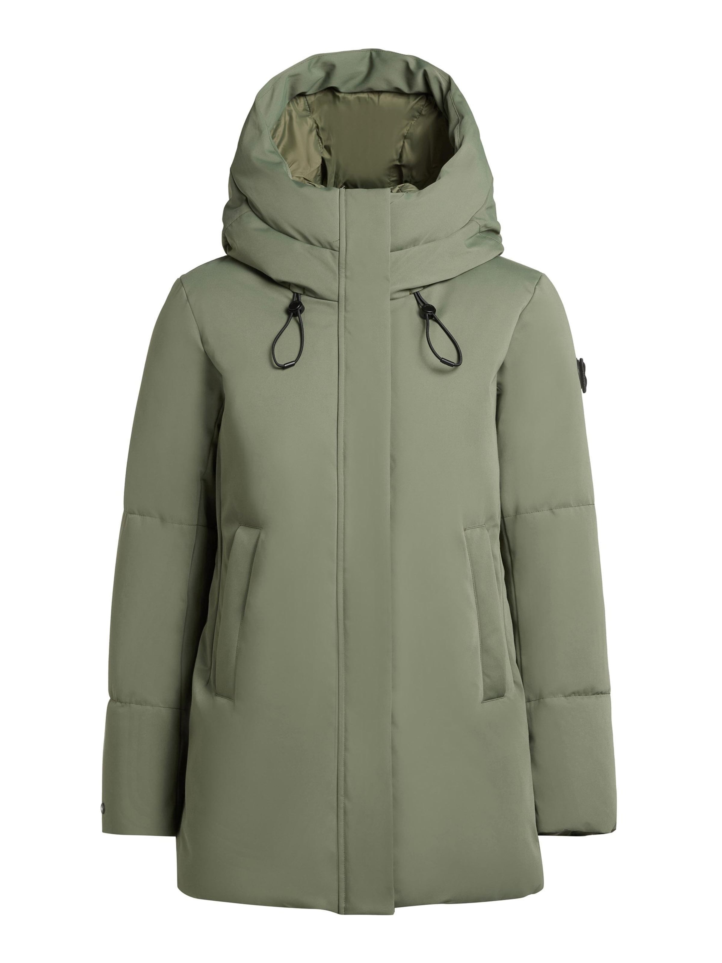 Cappotto invernale 'Allap' di khujo in verde: frontale