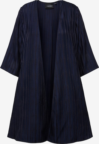 Ulla Popken Übergangsjacke in Blau: Vorderseite