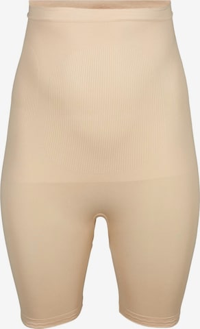 Pantaloni modellanti di Zizzi in beige: frontale