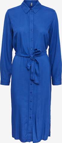 Robe-chemise 'Cammie' PIECES en bleu : devant