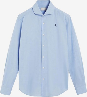 ScalpersRegular Fit Košulja 'Elisee' - plava boja: prednji dio