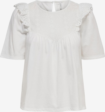 Camicia da donna 'Nora' di ONLY in bianco: frontale