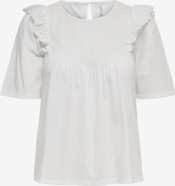 ONLY - Blusa 'Nora' en blanco: frente