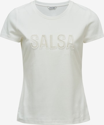 Salsa Jeans Shirt in Wit: voorkant
