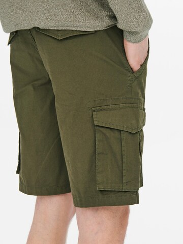 Only & Sons Cargo Pants 'Mike' in Green