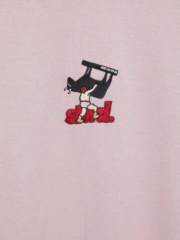 Pull&Bear T-Shirt in Lila