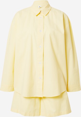 BeckSöndergaard Short Pajama Set in Yellow: front