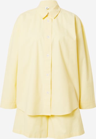 BeckSöndergaard Short Pajama Set in Yellow: front