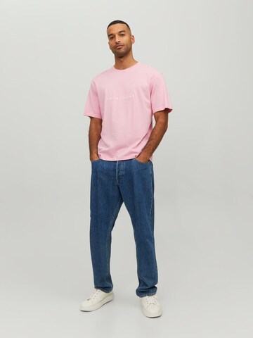 JACK & JONES Regular fit Μπλουζάκι 'Copenhagen' σε ροζ