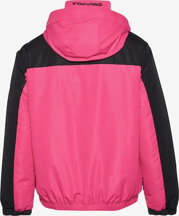SOUTHPOLE Winter jacket 'Storm Adventure 1.0' in Pink