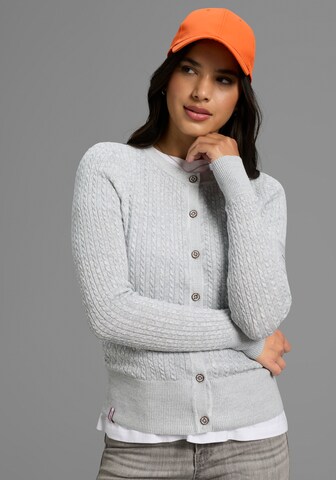 KangaROOS Strickjacke in Grau: Vorderseite