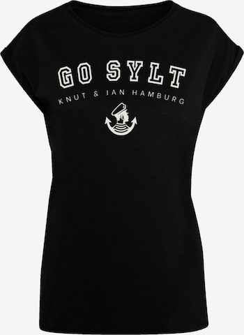 F4NT4STIC Shirt 'Go Sylt' in Black: front