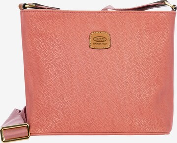 Bric's Crossbody Bag 'Life' in Pink: front