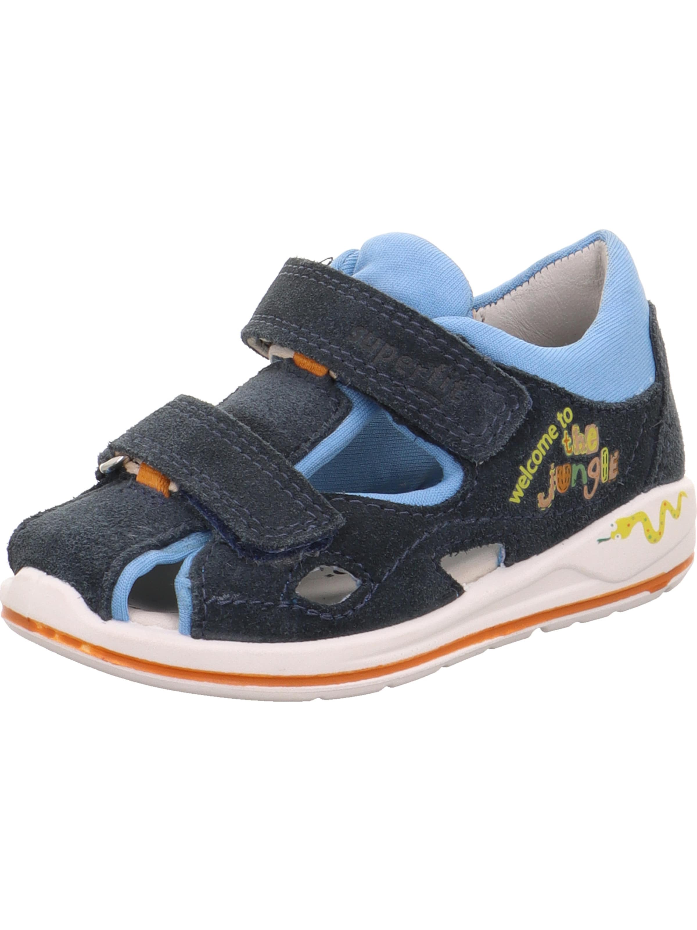SUPERFIT First-Step Shoes 'Boomerang' in Blue: front
