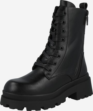 MTNG Lace-Up Ankle Boots 'MISSIONE' in Black: front