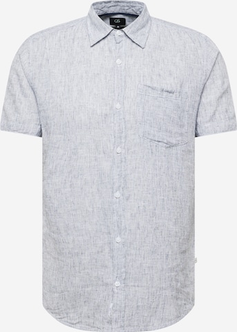 QS Overhemd in Blauw: voorkant