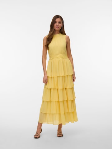 VERO MODA Jurk 'VMSERENA' in Geel: voorkant