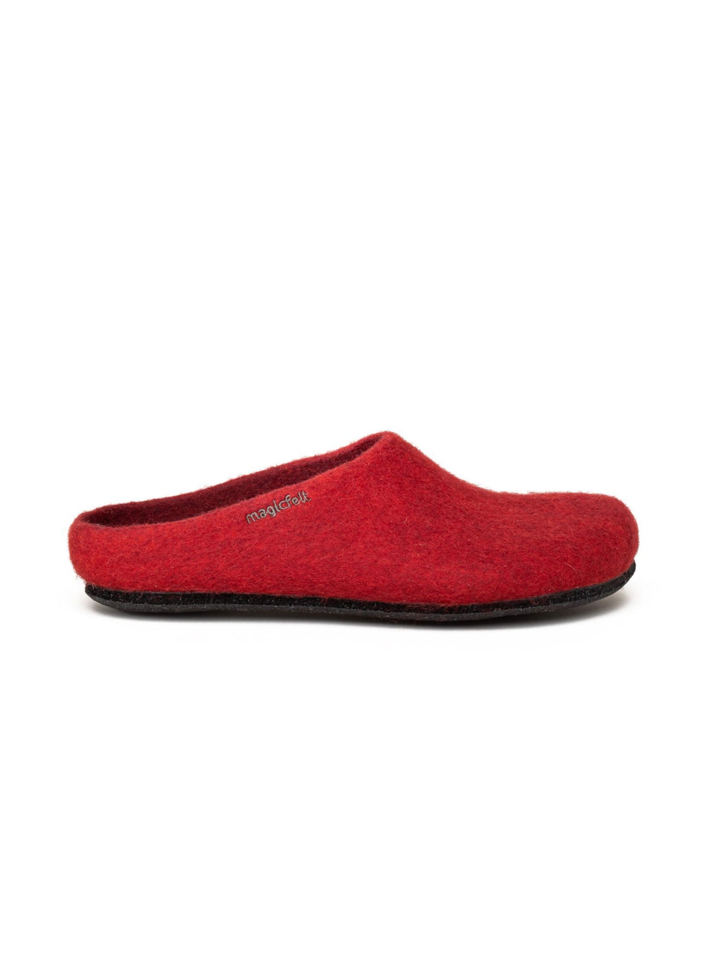MagicFelt Slippers 'Filzpantoffel Magicfelt 709' in Red