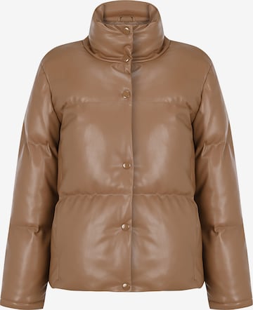 FRESHLIONS Winterjacke 'Olena' in Braun: Vorderseite