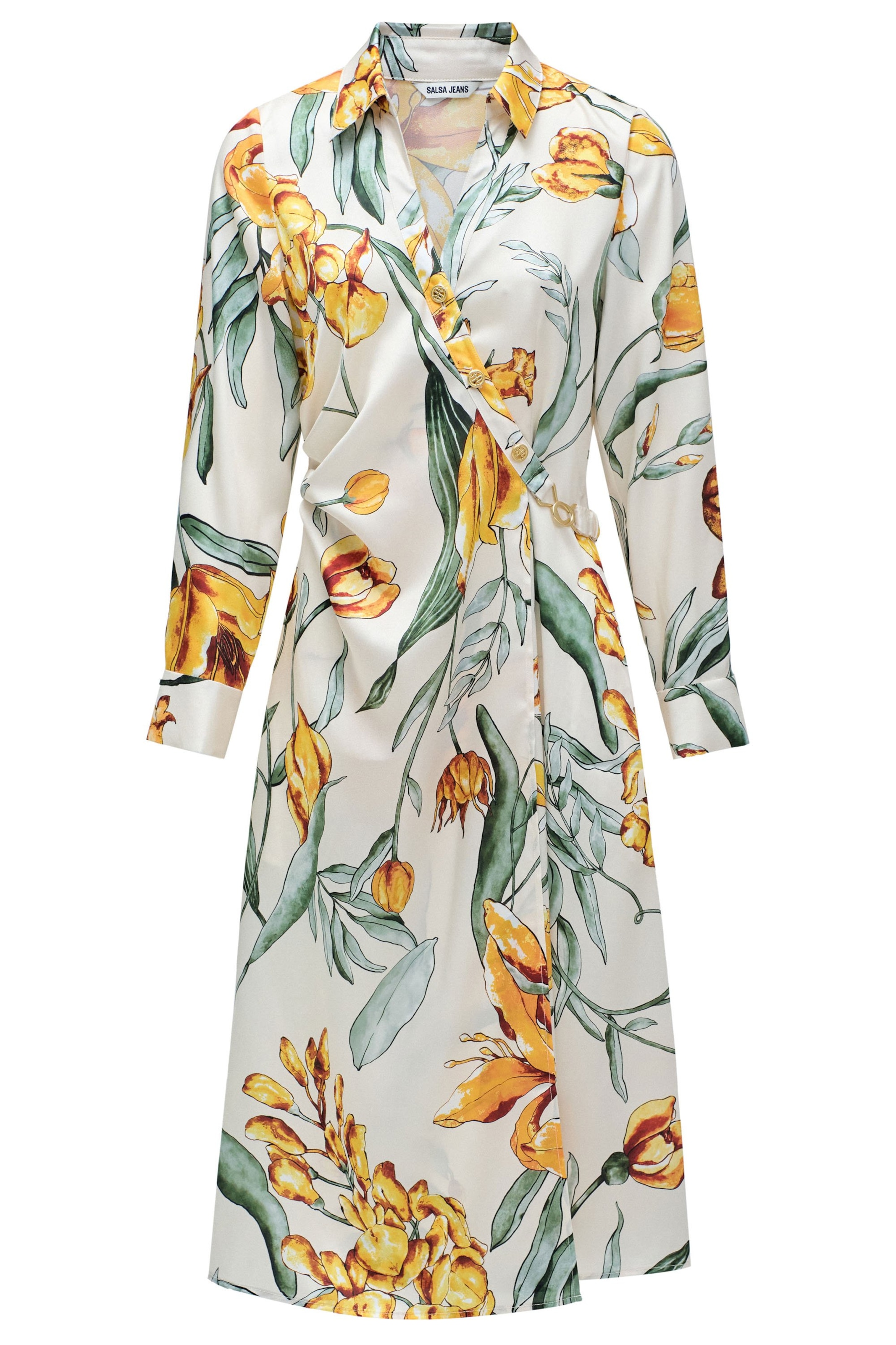 Salsa Jeans Dress in White: front