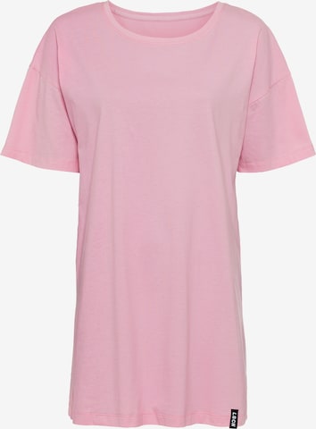 Camicia da notte di LSCN by LASCANA in rosa: frontale