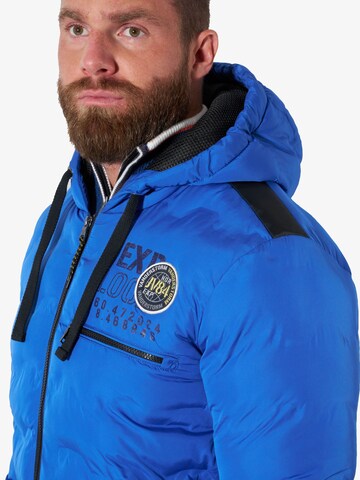 Jan Vanderstorm Between-Season Jacket 'Sarolf' in Blue