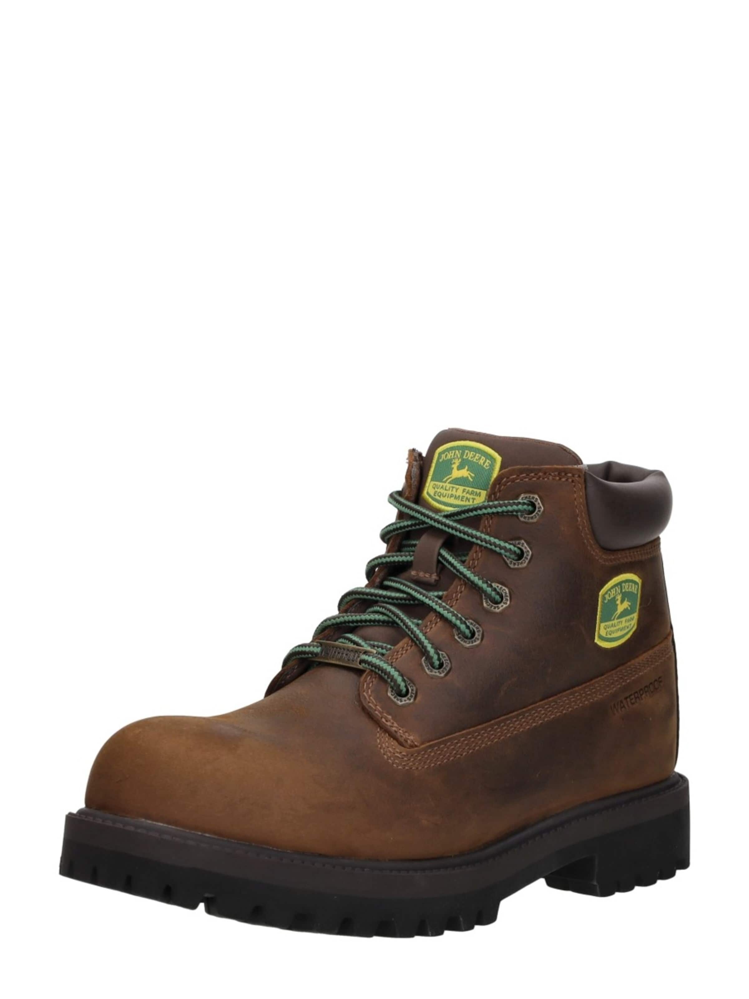 SKECHERS Veterlaarzen 'John Deere: Sergeants - Dozer' in Bruin