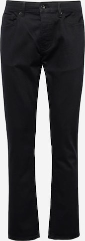 TOPMAN Regular Jeans in Black: front