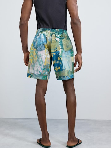 Desigual Plavecké šortky 'Gaugin' – červená