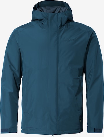 VAUDE Outdoorjas 'Rosemoor' in Blauw: voorkant