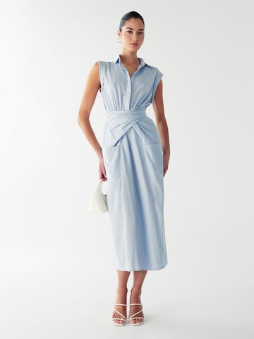 Willa Dress 'Vaeda' in Blue: front