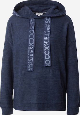 Soccx Sweater 'Rock The Boat' in Blue: front